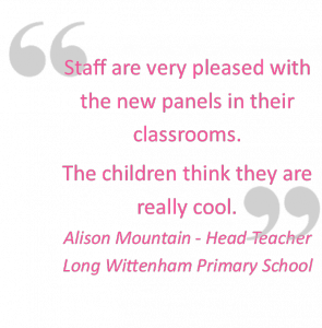 Long Wittenham C E Primary Installation Testimonial